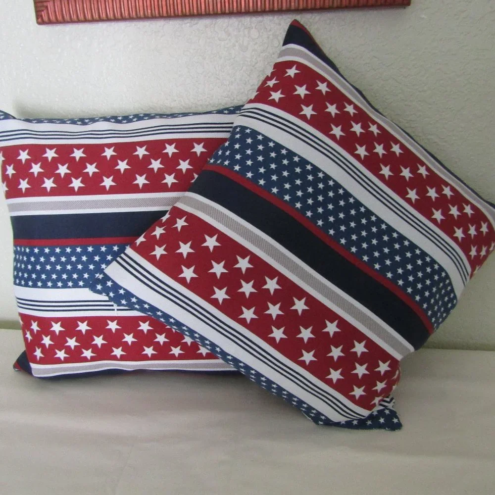 Patio Pillow Case Sofa Throw Cushion Cover 4th Of July Pillow case